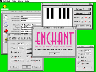 Screen-shot of Enchant at work