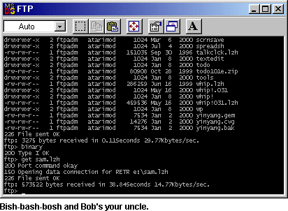 Bish-bash-bosh and Bob's your uncle.