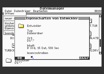 BOSS-X folder properties