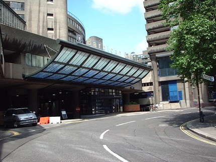 [Photo: Barbican entrance]