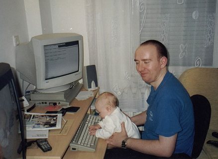 [Photo: Pola, young Atari expert!]