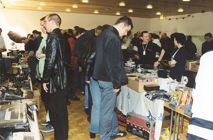 [Photo: Schouten's stand]