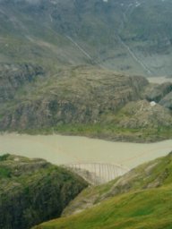 P�ehrada kousek od&nbsp;Franz-Josef H�he