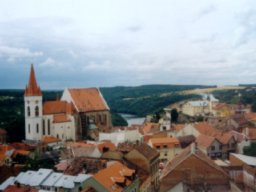 Znojmo - V�hled z v�e.