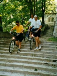 Znojmo - v�dy obl�ben� schode�ky...