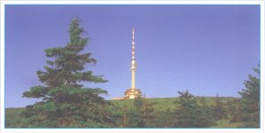 Prad�d, pohlednice. Pokud je jasno, je vid�t toto. Dnes ale jasno rozhodn� nebylo!!!